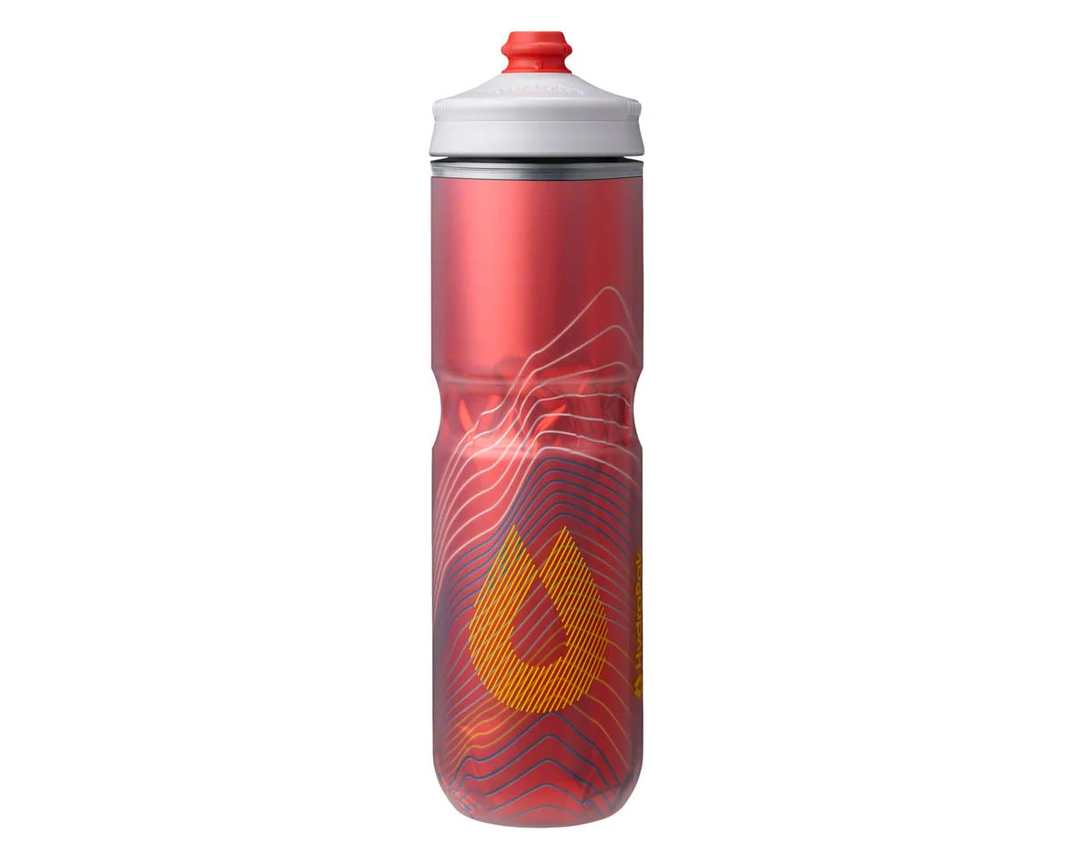 Hydrapak Polar Surge Ascent Insulated Water Bottle (Red) (24oz) (Single)
